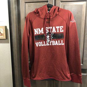 NM STATE "VOLLEYBALL" PULLOVER HOODIE - MEN'S SIZE L